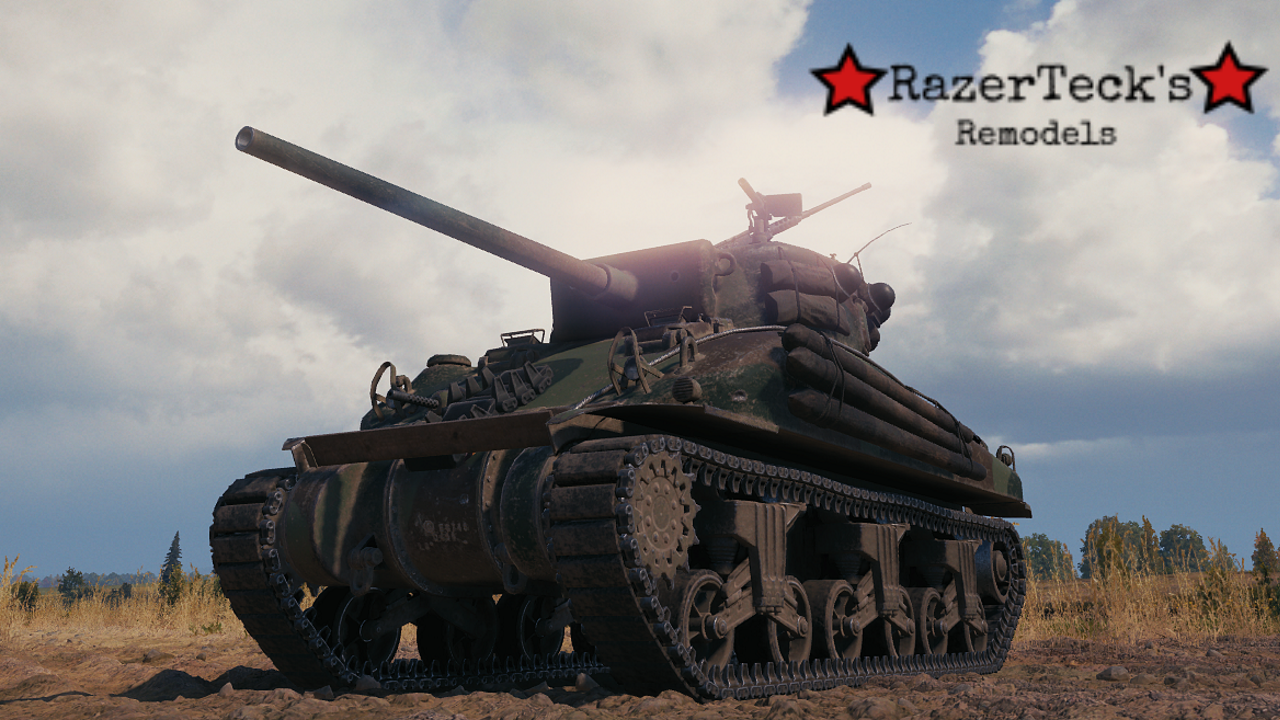 RazerTeck's M4 Sherman — download mods for World of Tanks (WoT)