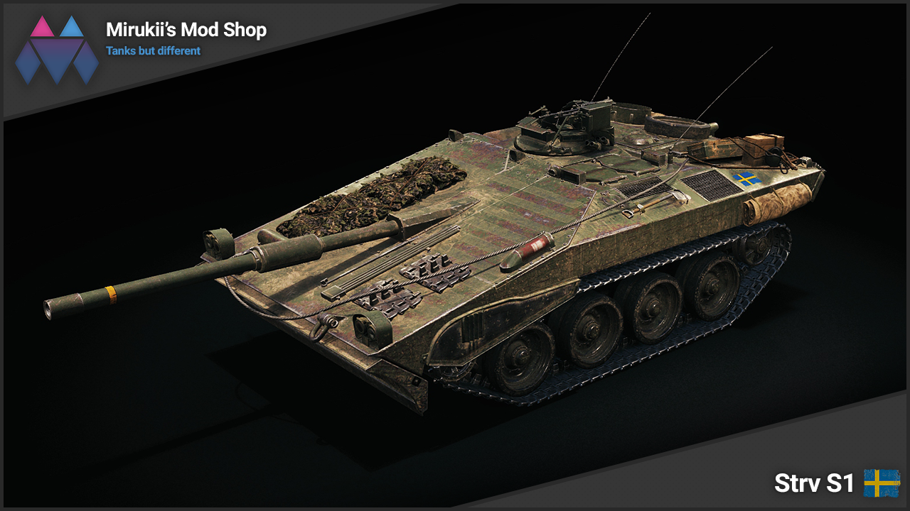 Mirukii's Strv S1 Remodel — download mods for World of Tanks (WoT)