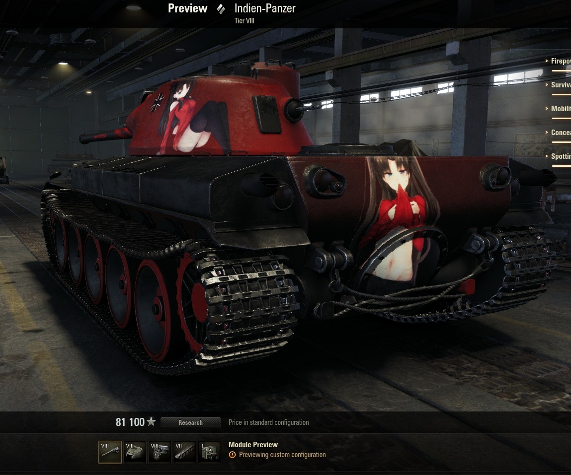 world of tanks anime skins