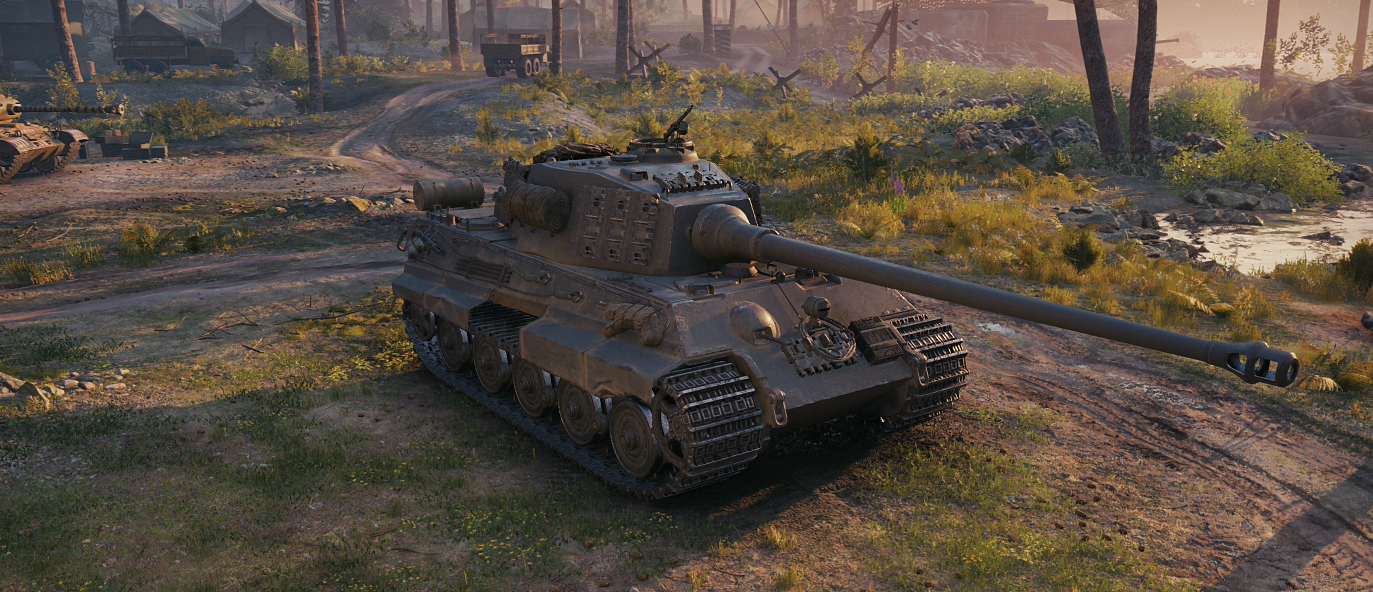 deh0mbre's Tiger II field modified — download mods for World of Tanks (WoT)